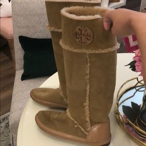 Tory Burch shearling boots
